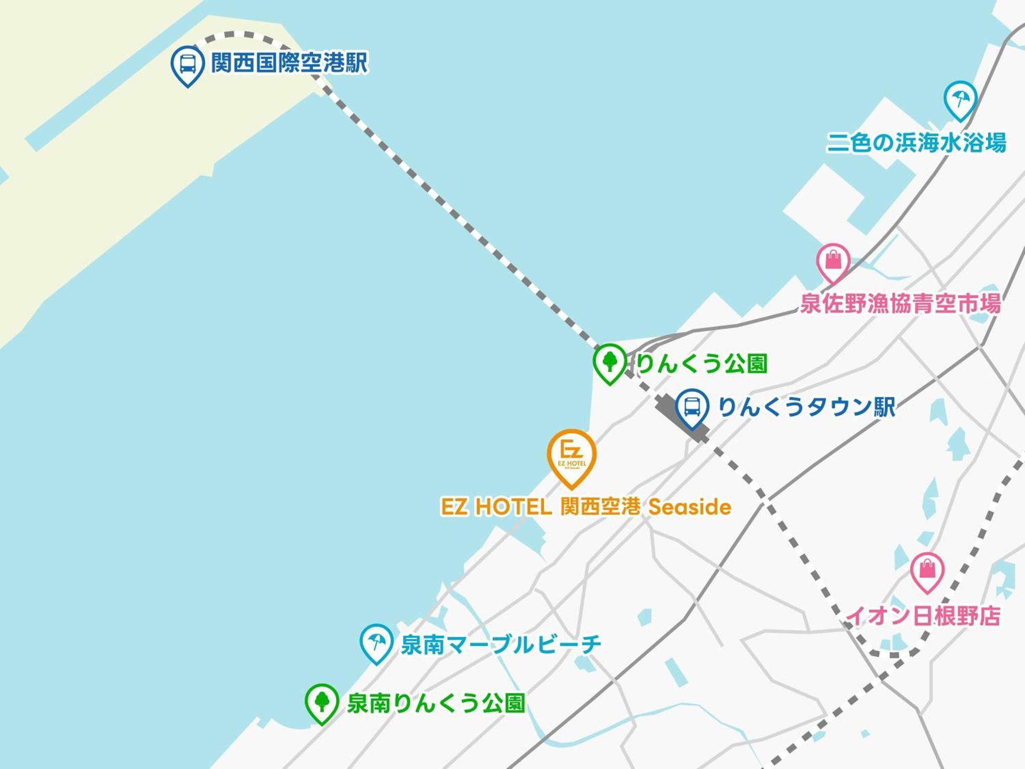 Ez Hotel Kansai Airport Seaside Izumisano Eksteriør billede